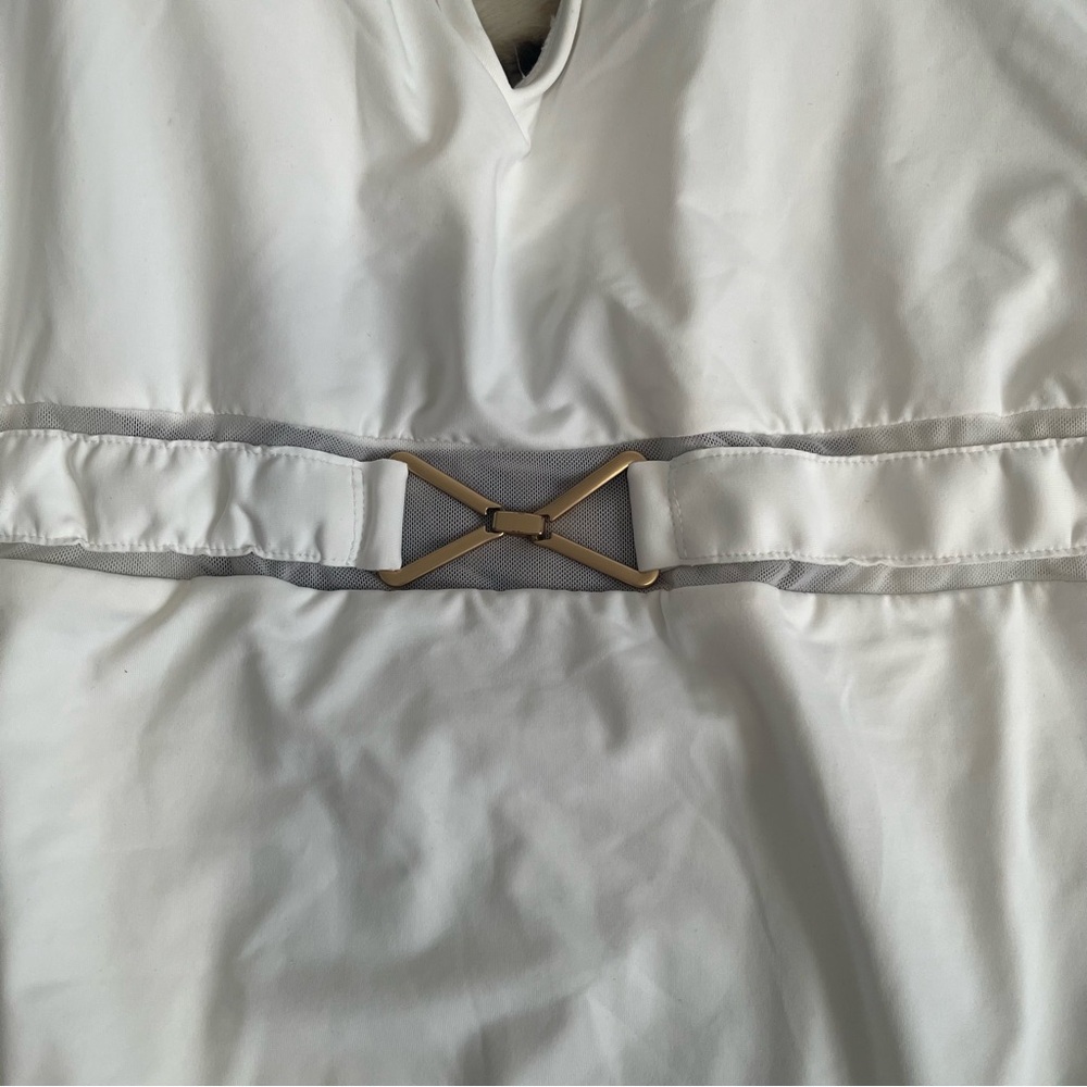 La Blanca US size 16 women’s white cross back one piece swimsuit - Picture 8 of 9